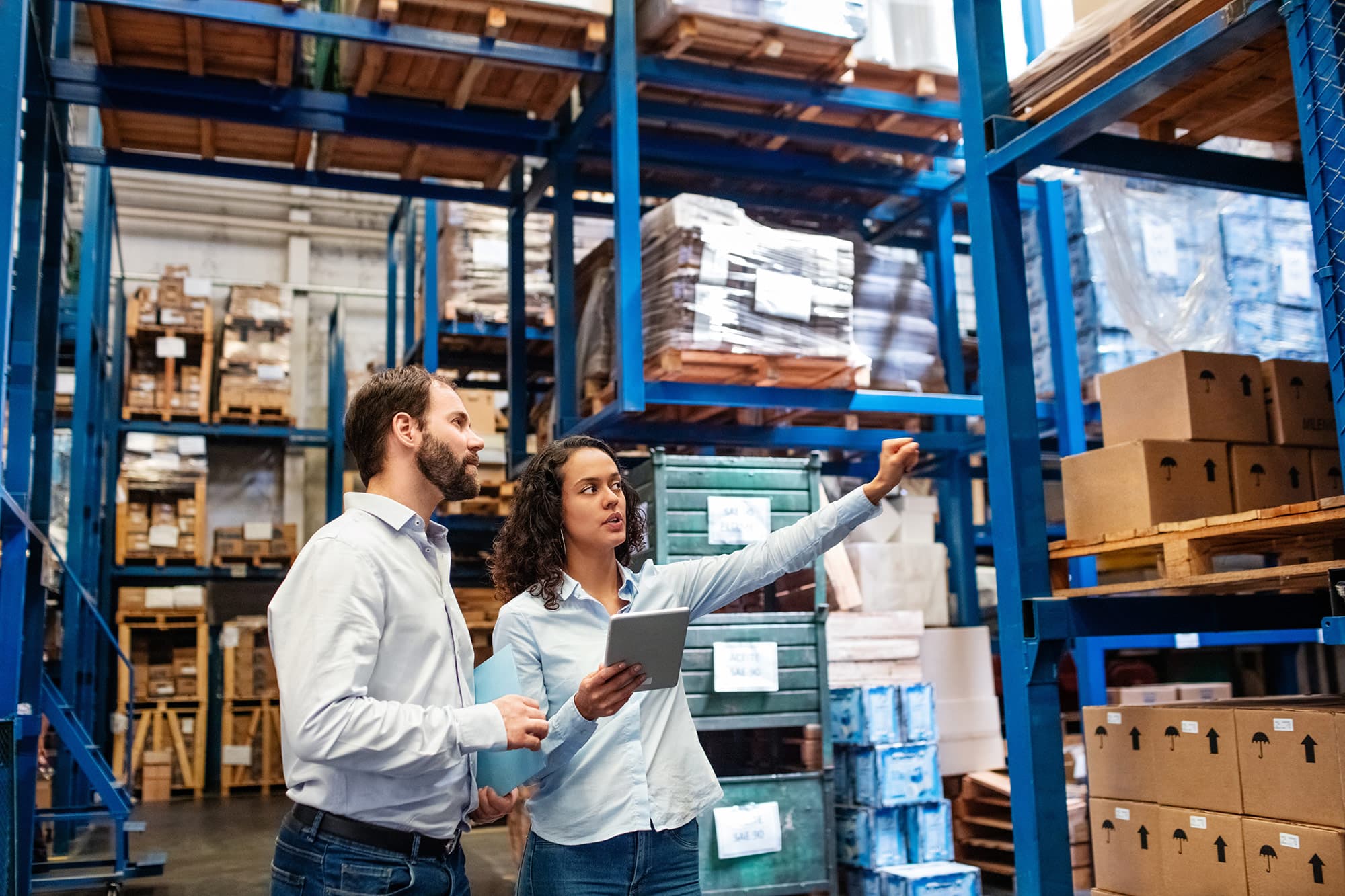 Professionals create custom warehouse distribution EHS risk plans with GMG EnviroSafe